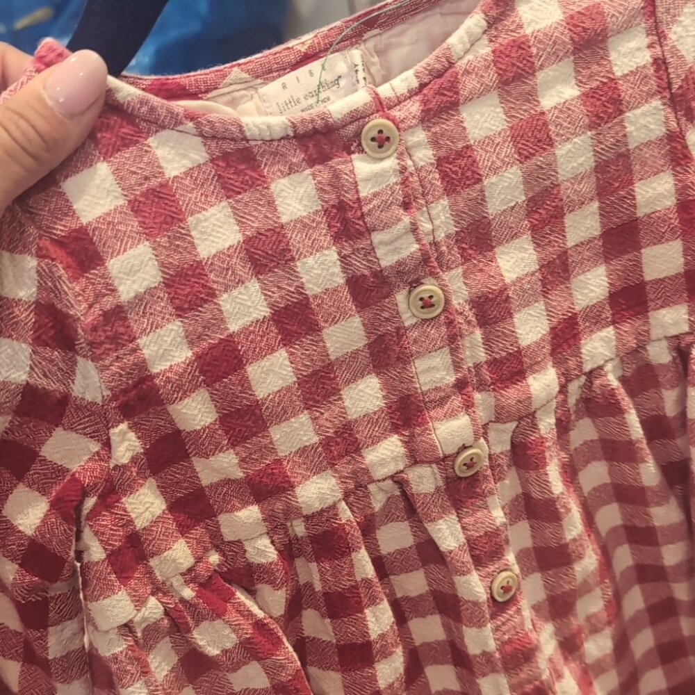 Rise little Earthling plaid dress - Picture 3 of 4